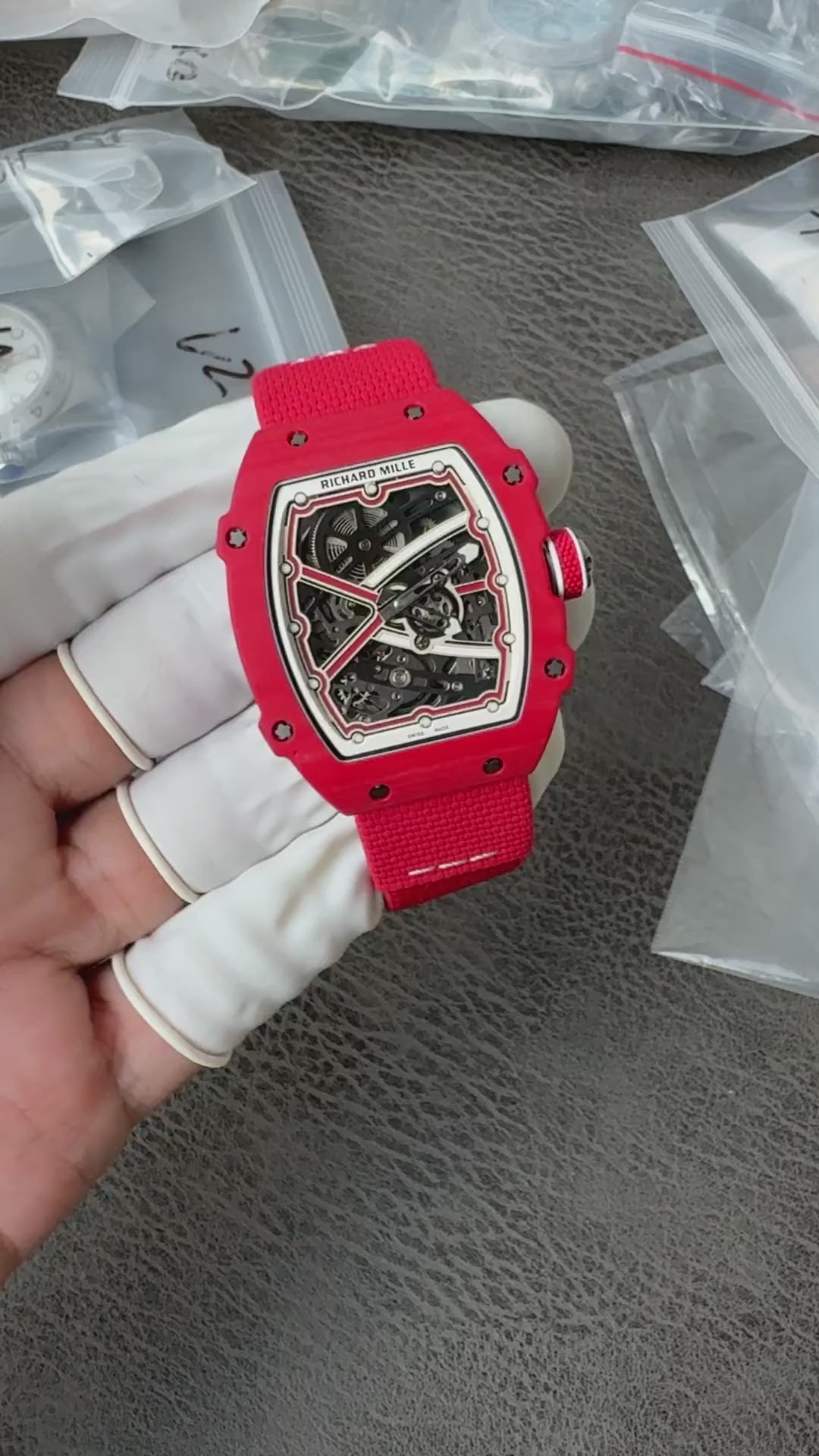Richard Miller（理查德米勒）RM 35‑02 NTPT碳纤维红魔腕表