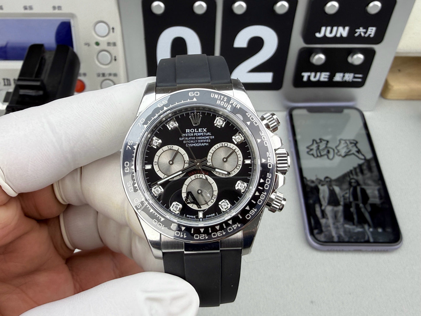 Rolex（劳力士）迪通拿116519LN 钻标黑盘