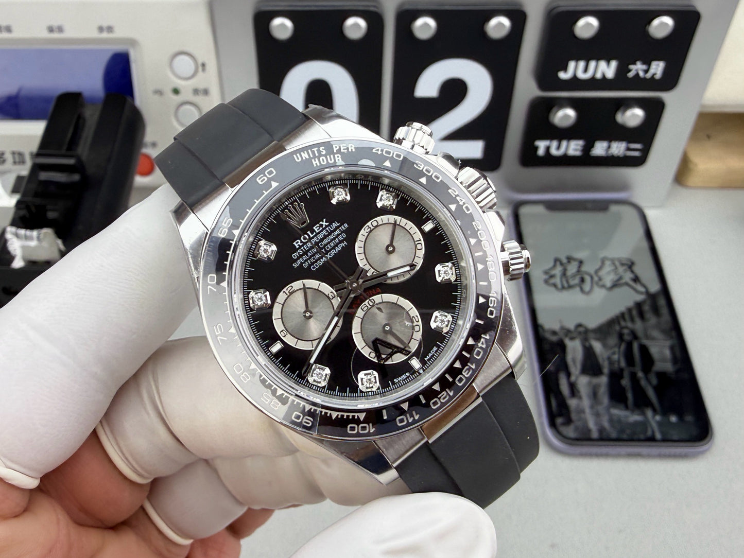 Rolex（劳力士）迪通拿116519LN 钻标黑盘