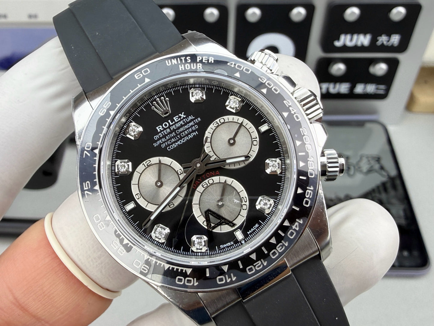 Rolex（劳力士）迪通拿116519LN 钻标黑盘