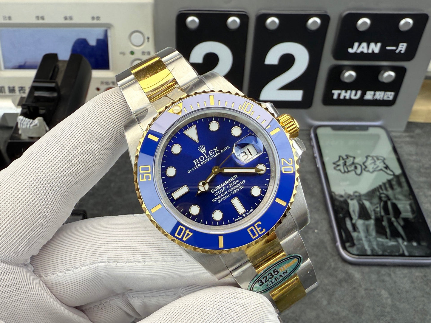 Rolex（劳力士）潜航者型（间金蓝水鬼）