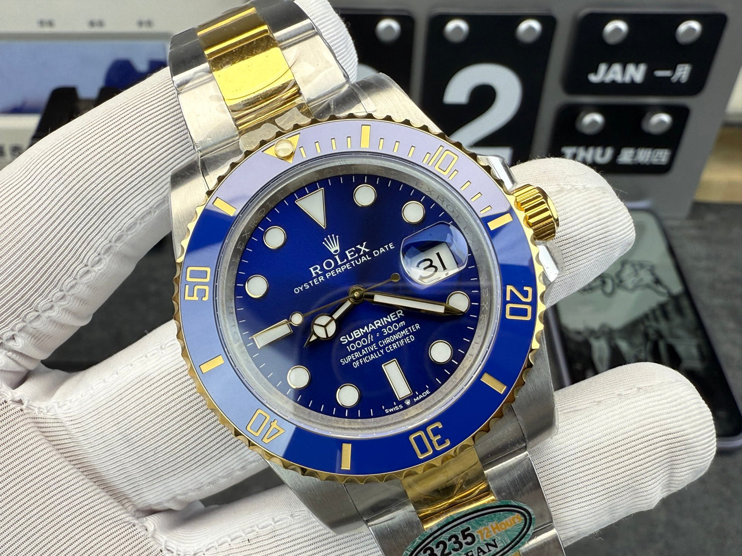 Rolex（劳力士）潜航者型（间金蓝水鬼）