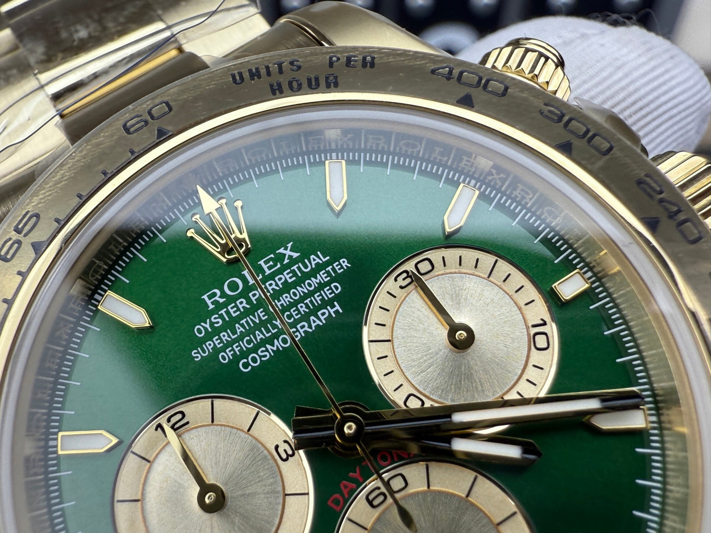 Rolex 劳力士 新款配重绿金迪