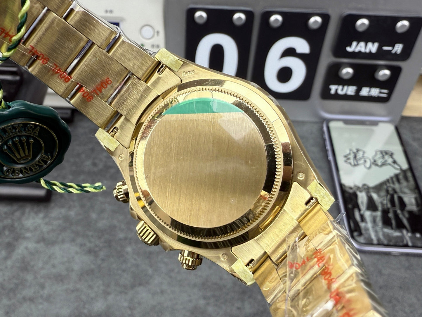 Rolex 劳力士 新款配重绿金迪