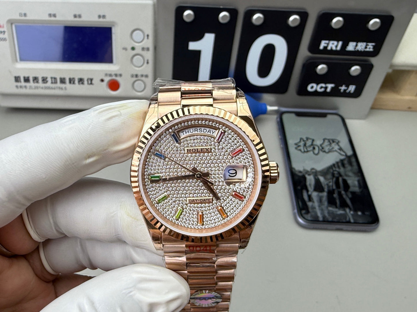 Rolex 劳力士 满钻星期日志