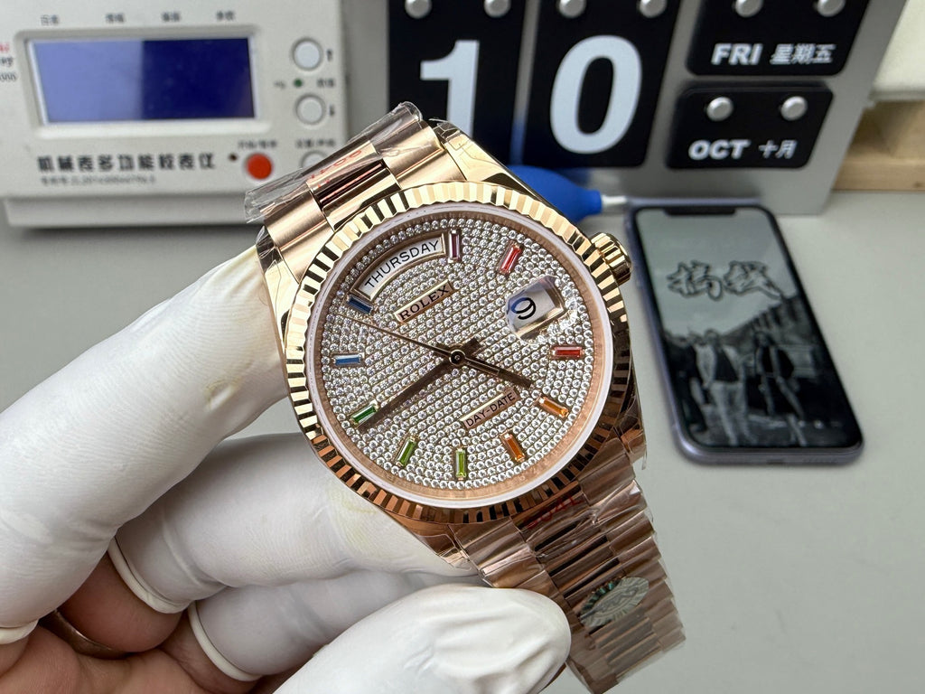Rolex 劳力士 满钻星期日志