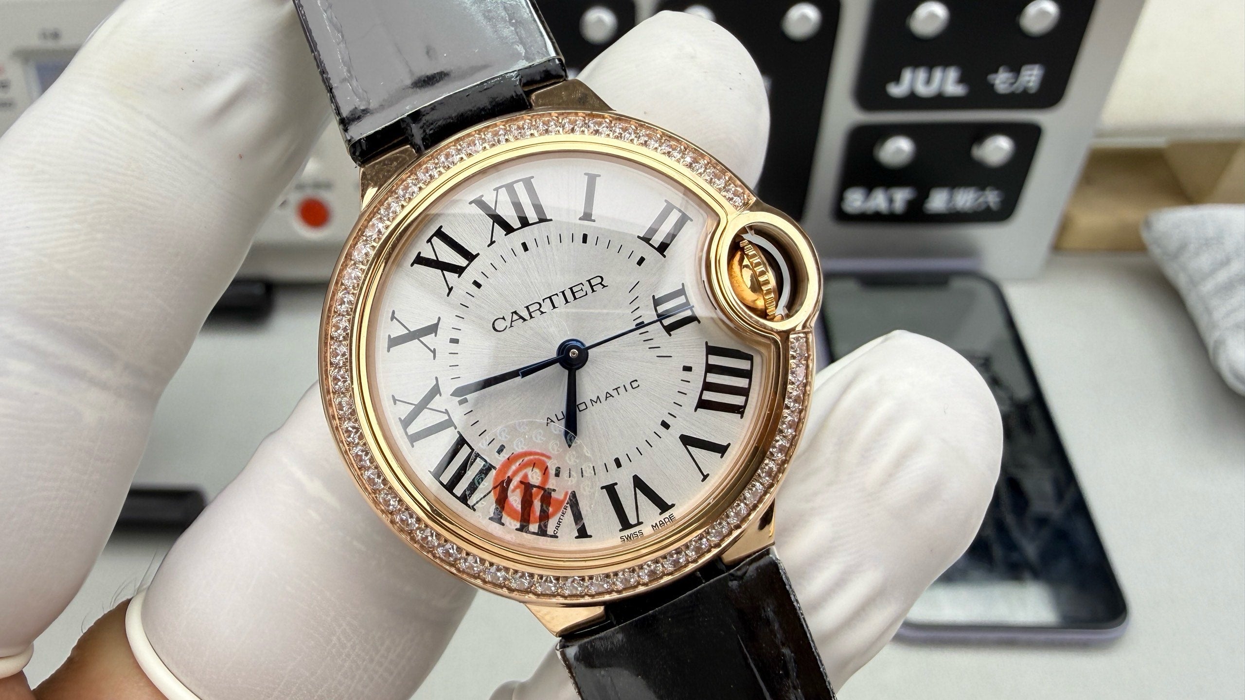 Cartier Gold Diamond Ring Blue Balloon