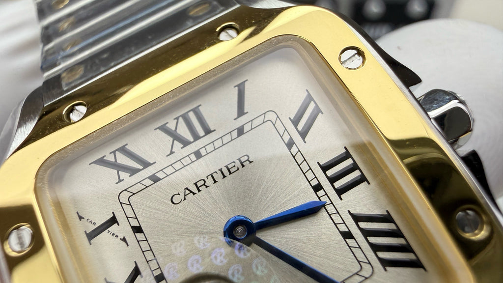 Cartier steel strip gold style