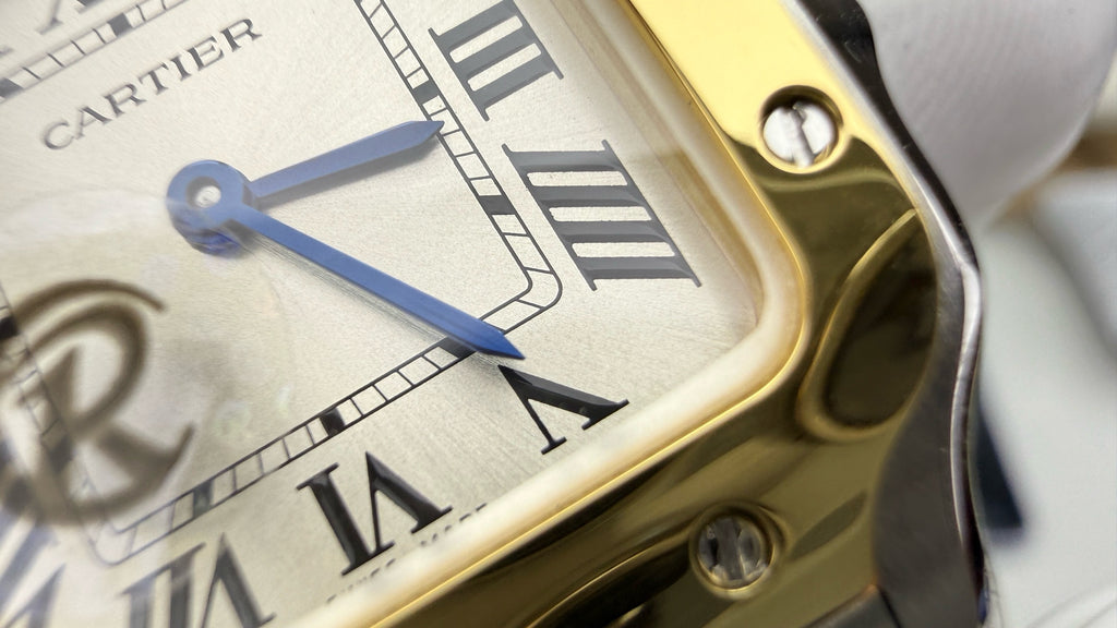Cartier steel strip gold style