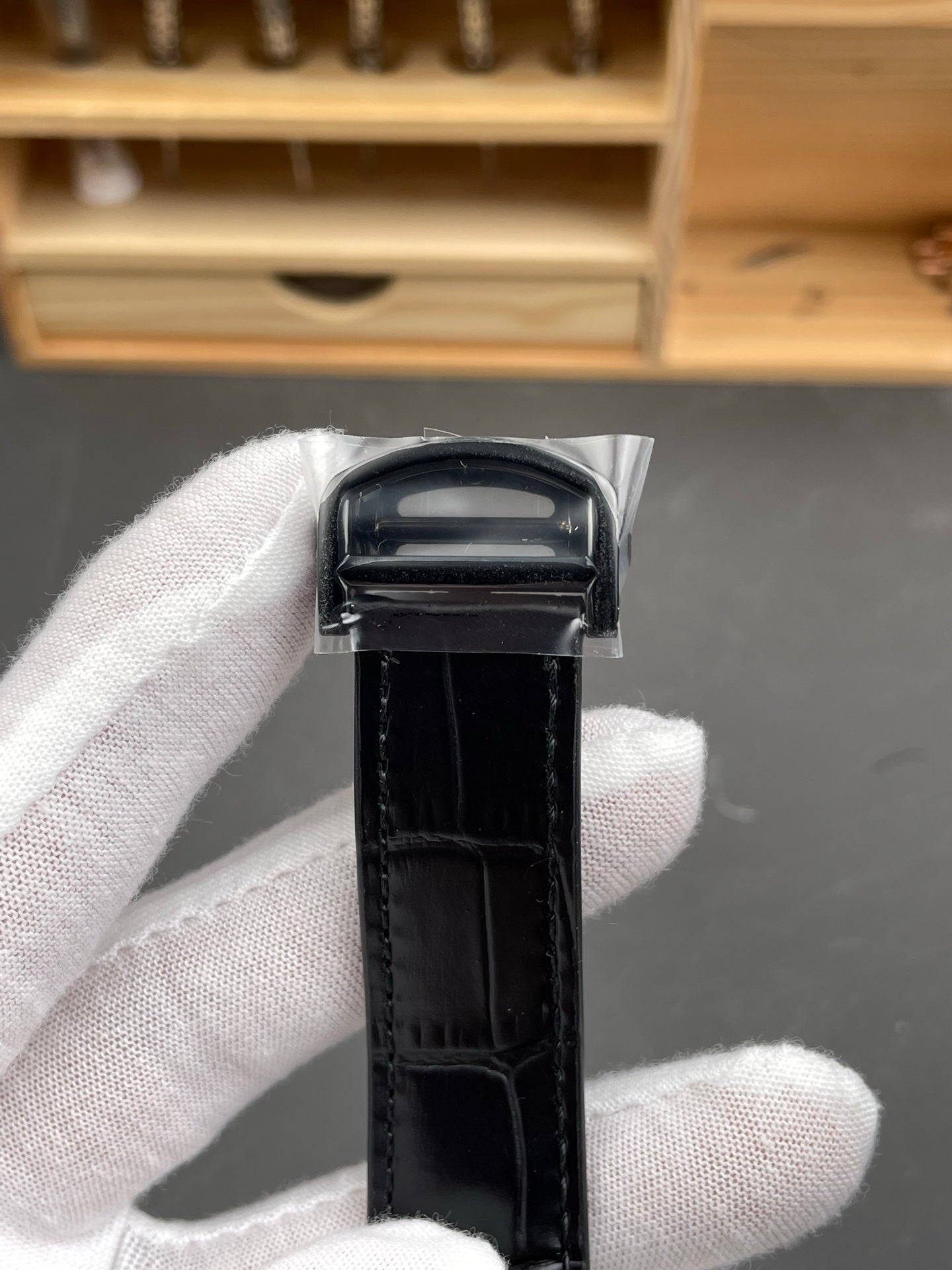 Cartier/Santos de Cartier hollowed out wristwatch