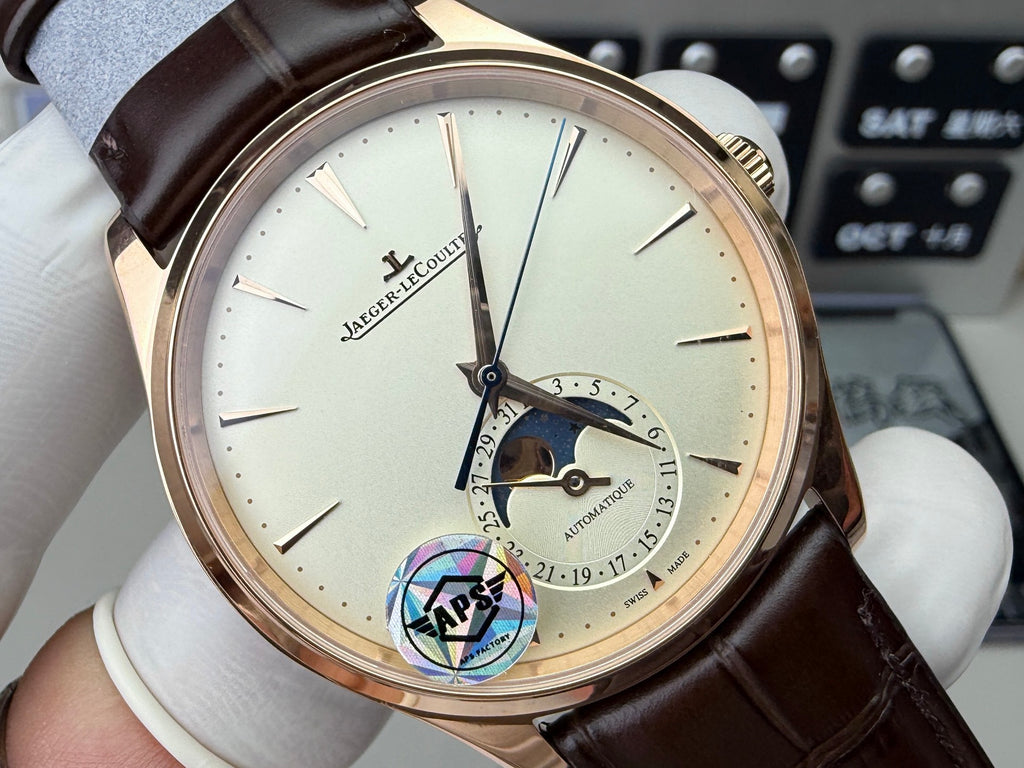 Jaeger-Lecoultre 积家 玫瑰金月相大师