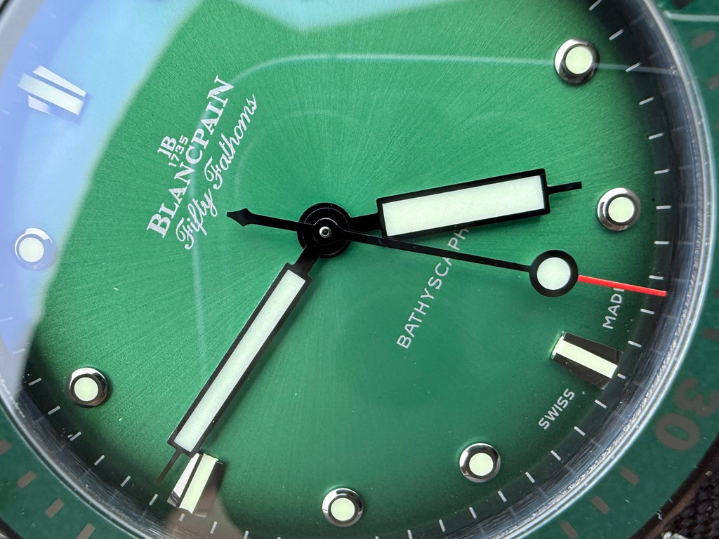 Blancpain 宝珀 黑陶瓷极光绿
