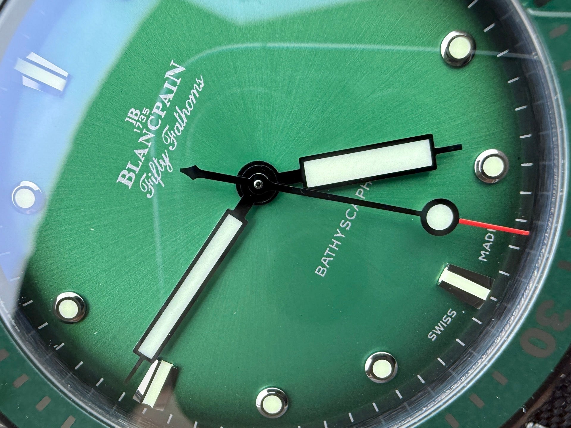 Blancpain 宝珀 黑陶瓷极光绿