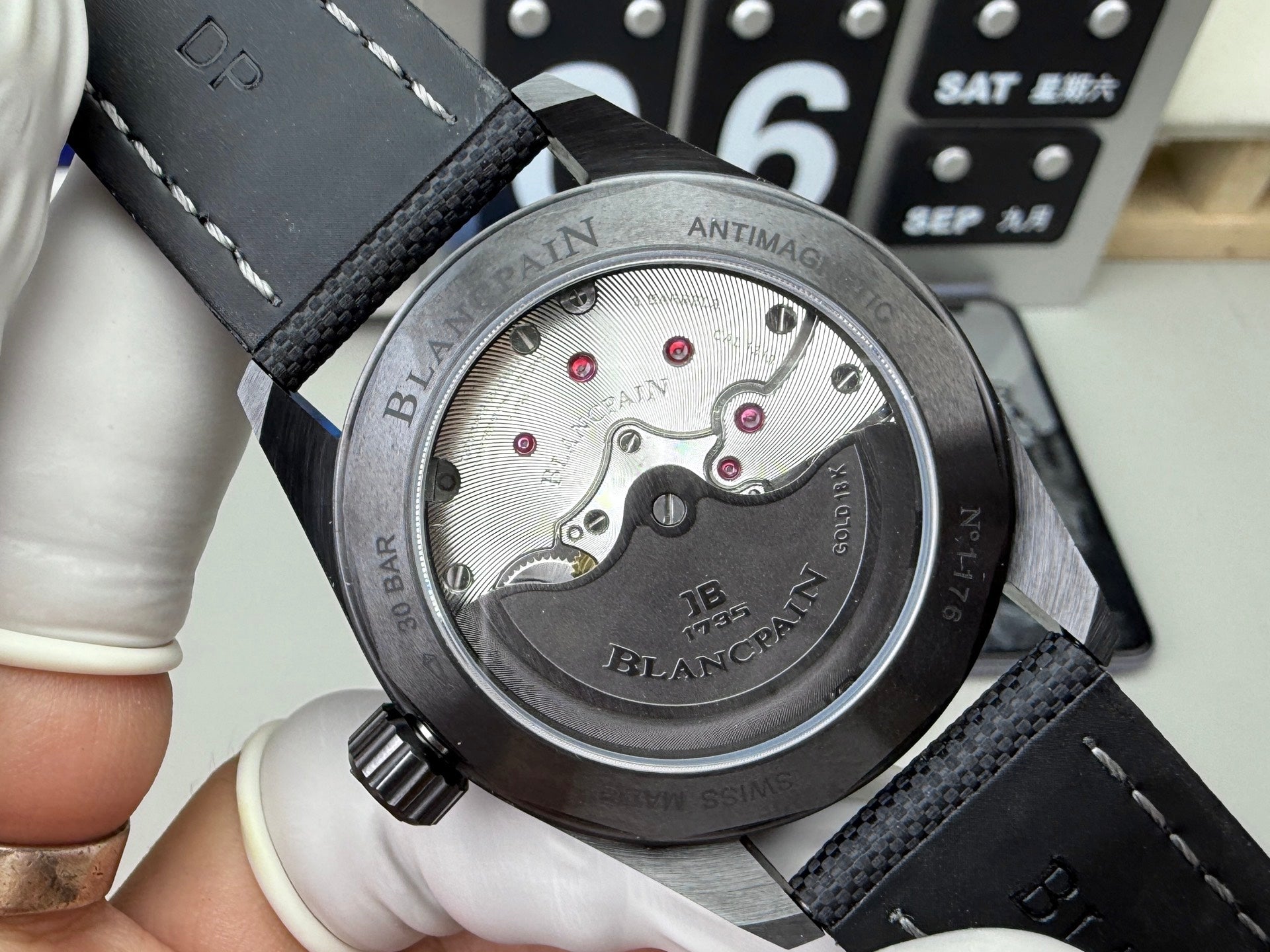 Blancpain 宝珀 黑陶瓷极光绿