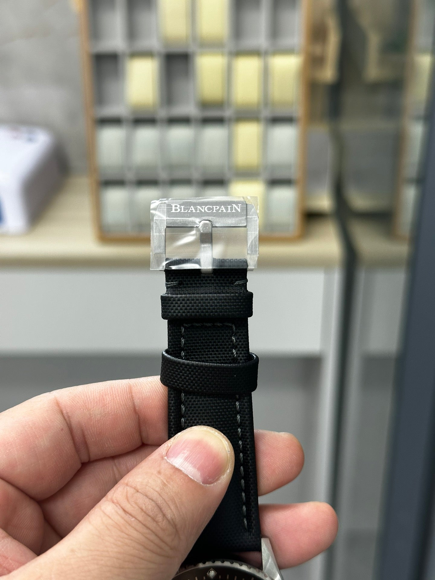Blancpain 宝珀 钢壳五十寻黑盘