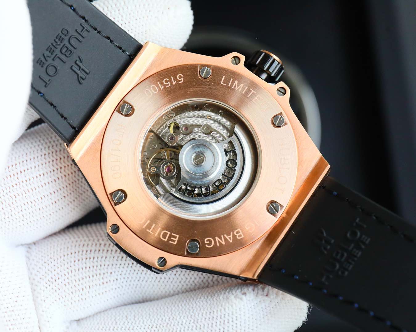 Hublot Big Bang Stainless Steel Rainbow Diamond Watch