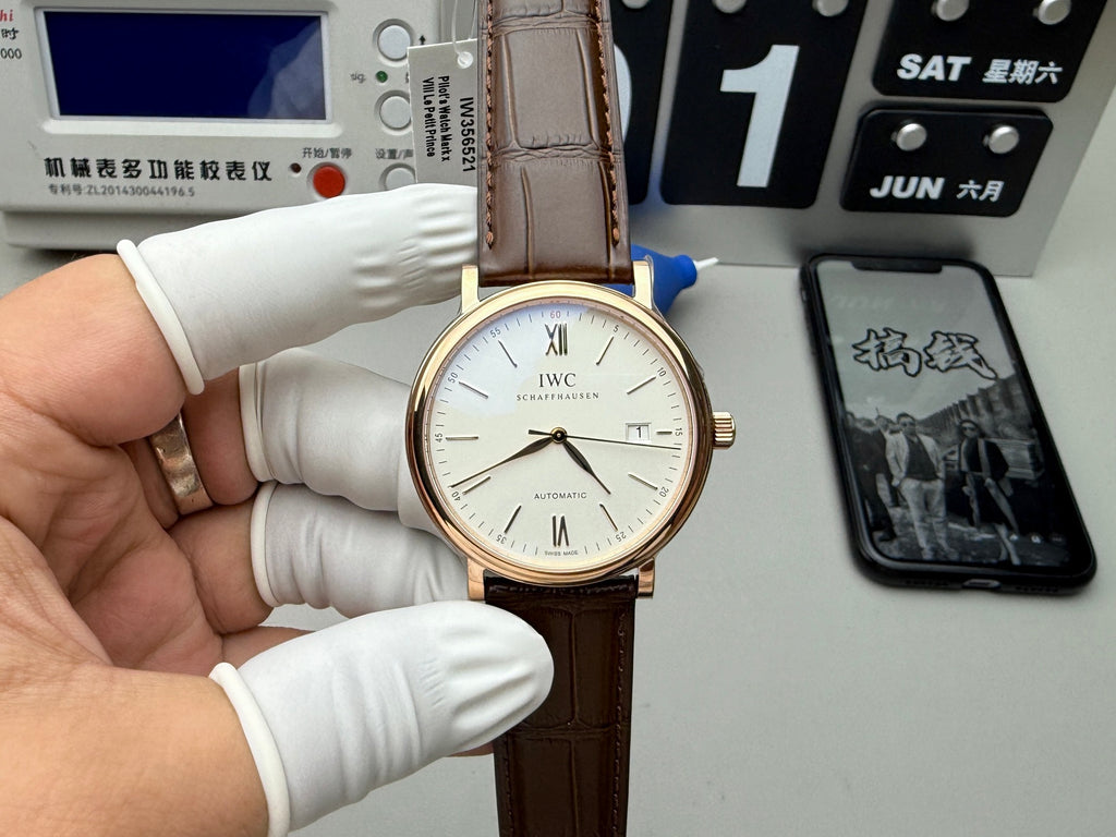 IWC 万国 玫瑰金波涛