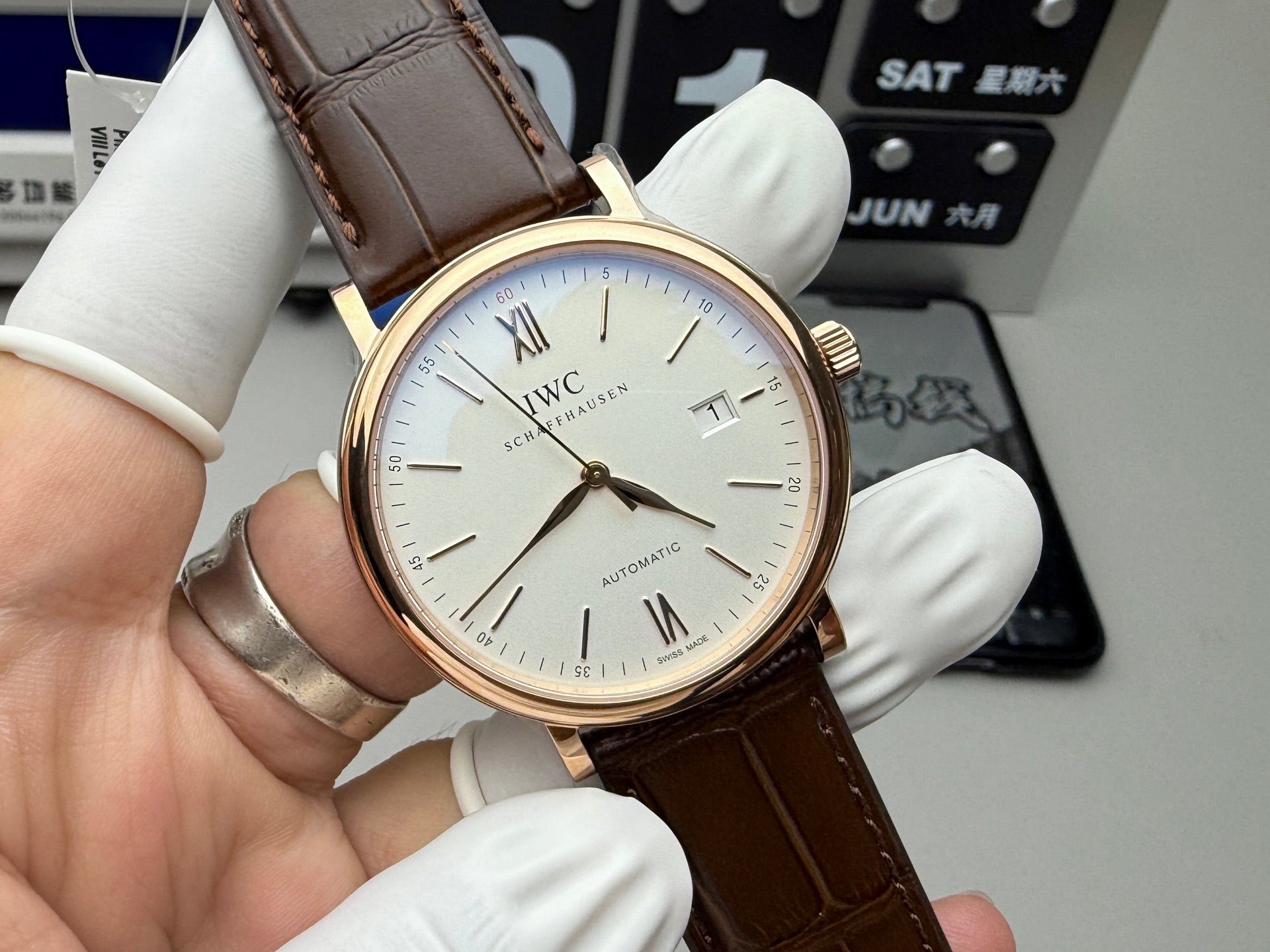 IWC 万国 玫瑰金波涛