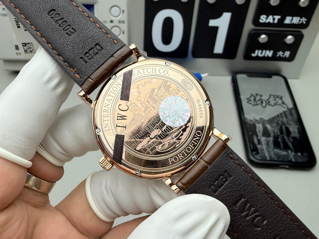 IWC 万国 玫瑰金波涛