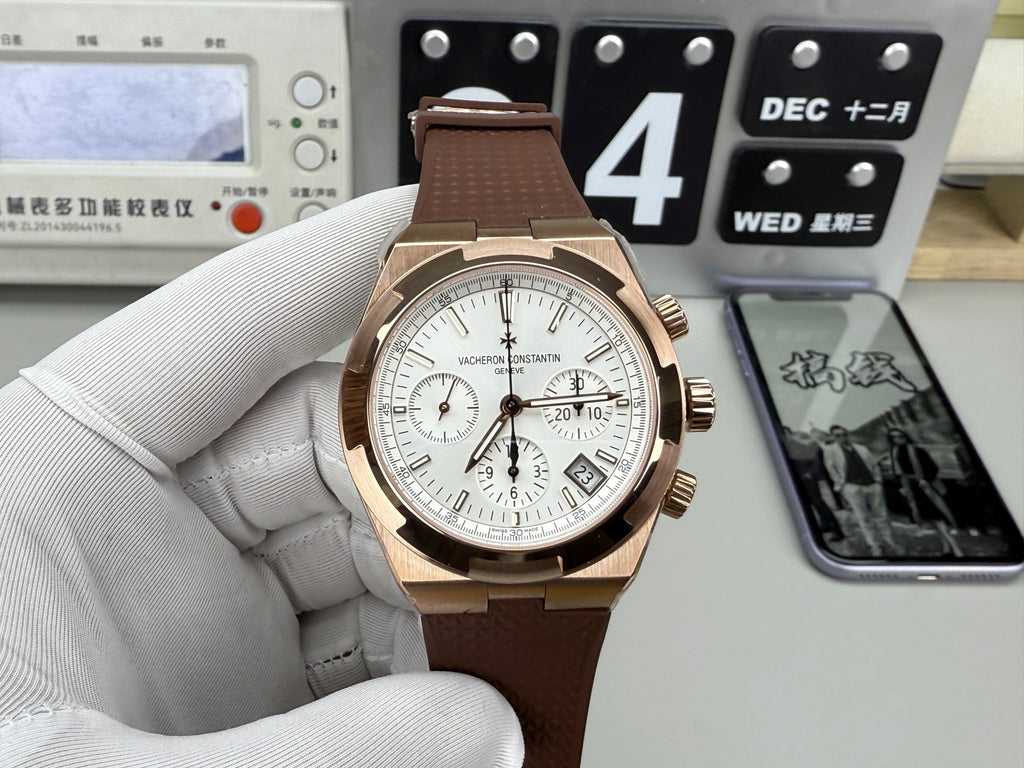 Vacheron Constantin 江诗丹顿 玫瑰金六针纵横