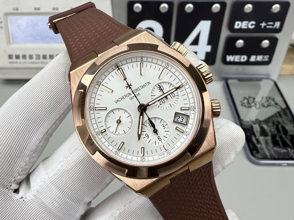 Vacheron Constantin 江诗丹顿 玫瑰金六针纵横