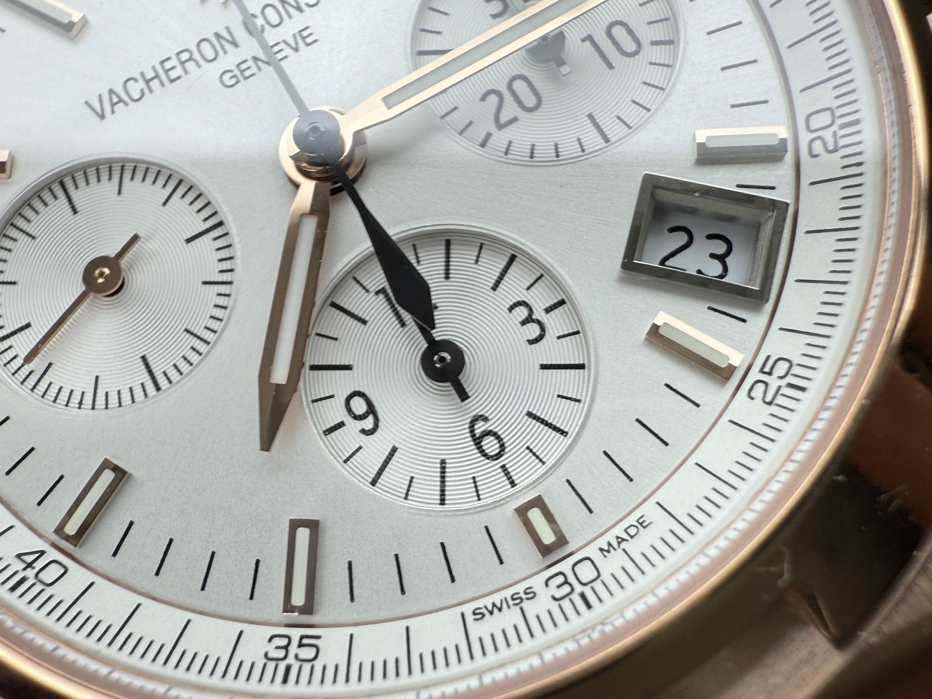 Vacheron Constantin 江诗丹顿 玫瑰金六针纵横
