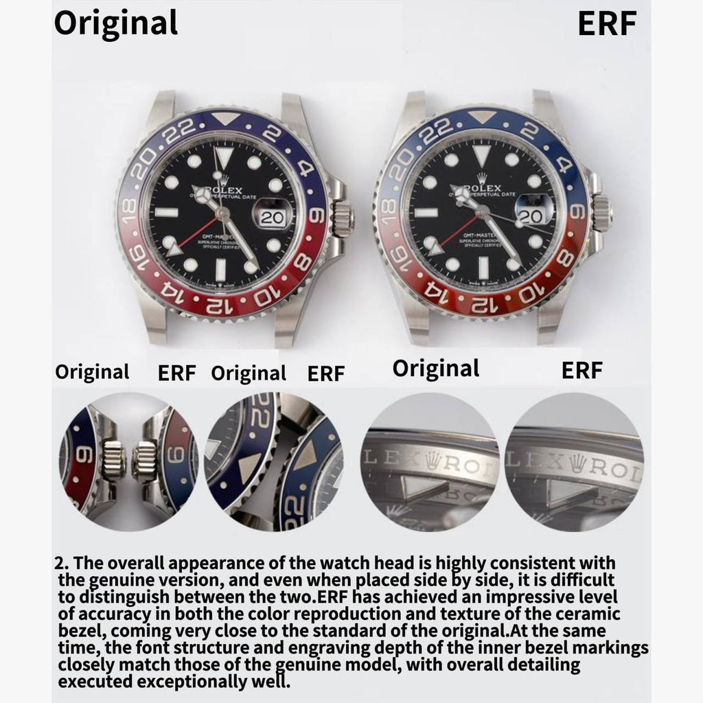 劳力士真假对比 Rolex genuine and fake comparison
