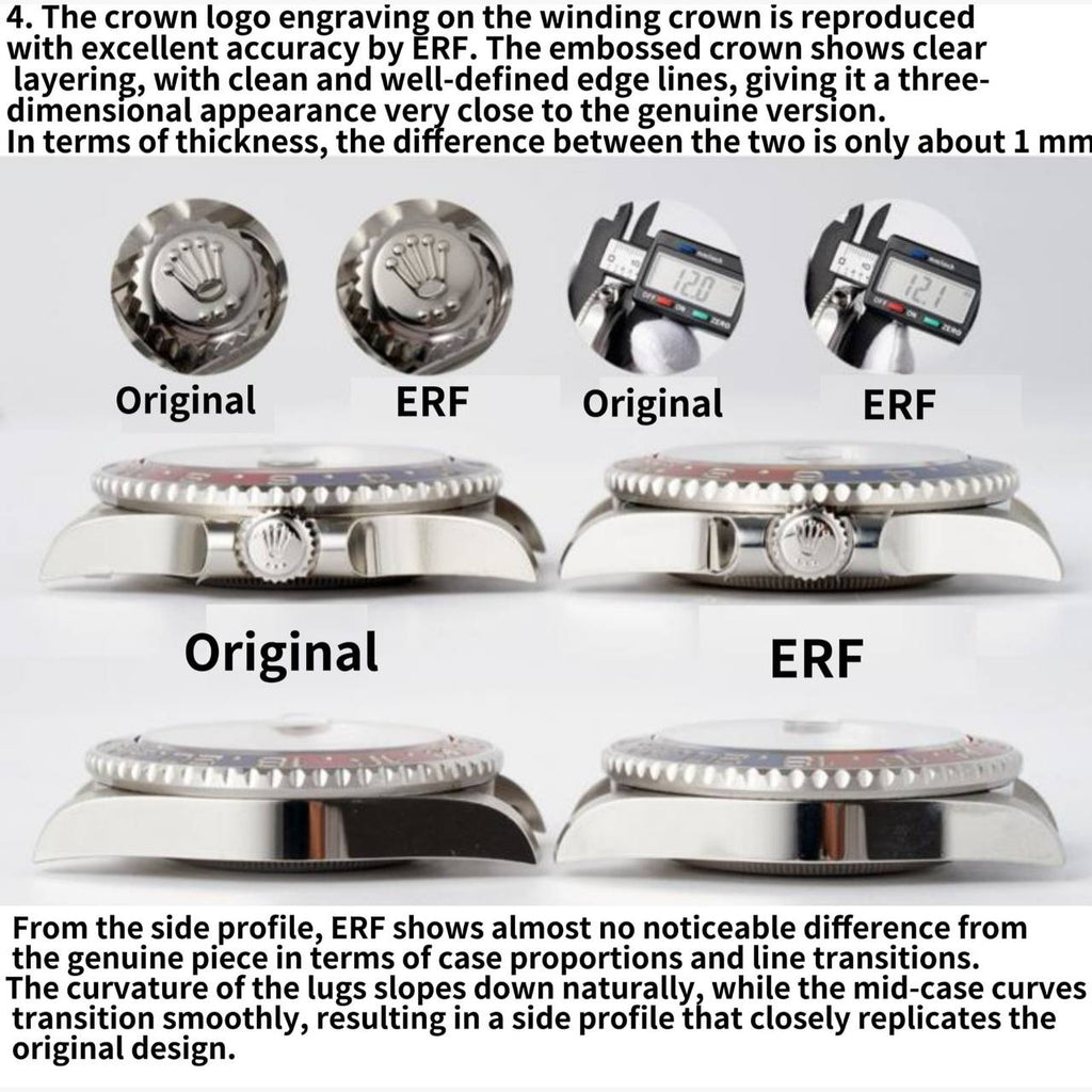 劳力士真假对比 Rolex genuine and fake comparison