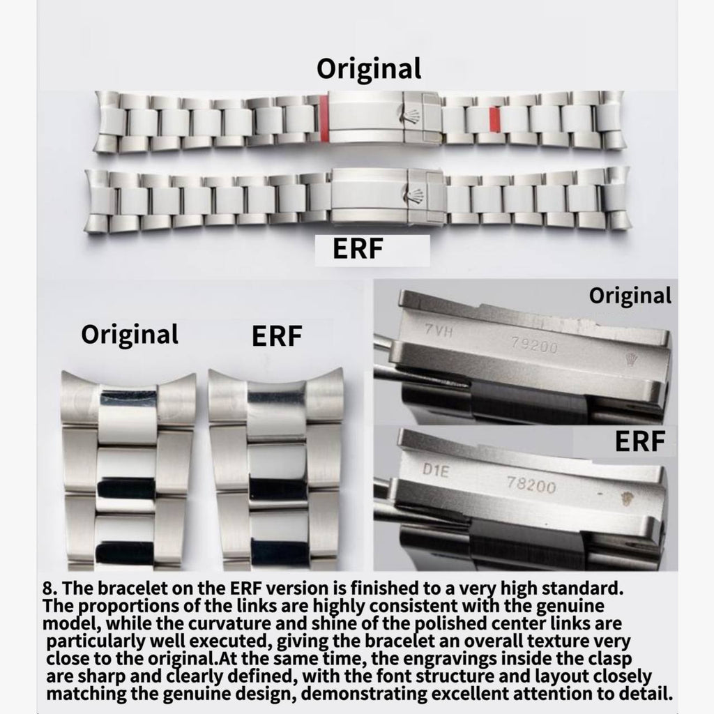 劳力士真假对比 Rolex genuine and fake comparison