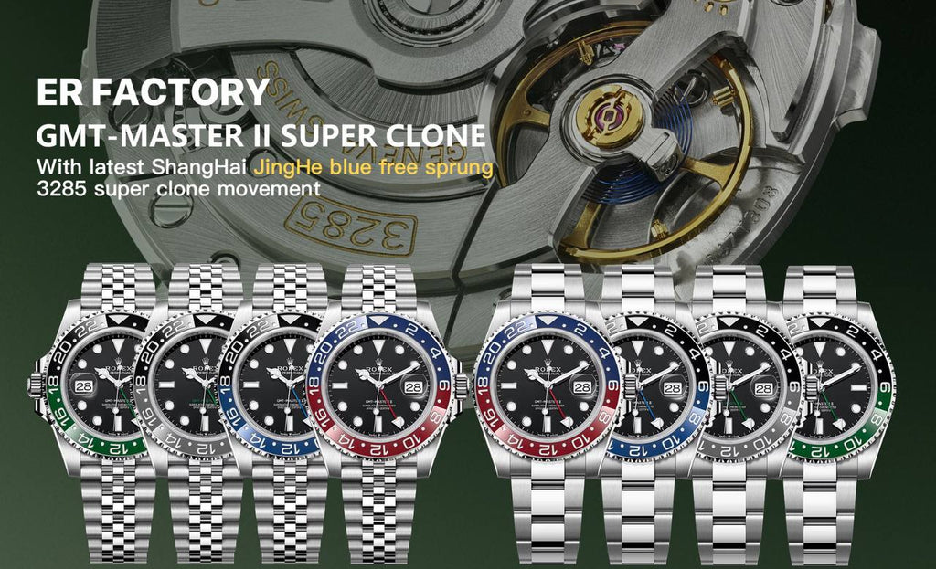 The ER FAOTCRY cardless movement redefines the top-level replica - the strongest Rolex Greenwich II Coke Circle