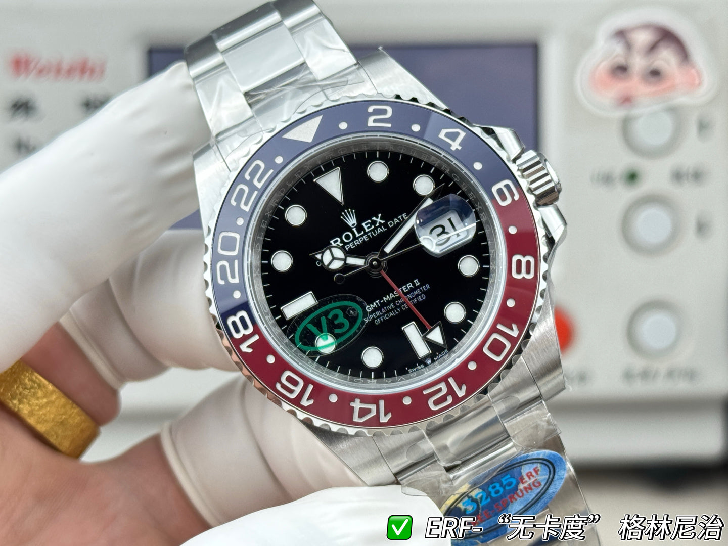 The ER FAOTCRY cardless movement redefines the top-level replica - the strongest Rolex Greenwich II Coke Circle