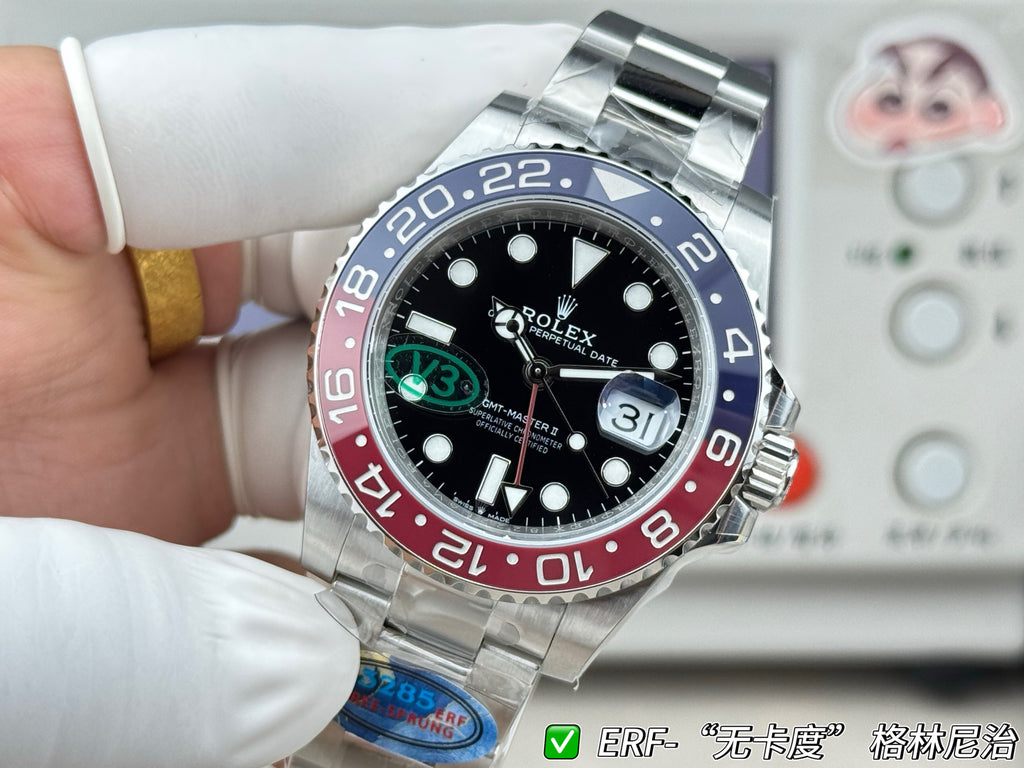 The ER FAOTCRY cardless movement redefines the top-level replica - the strongest Rolex Greenwich II Coke Circle