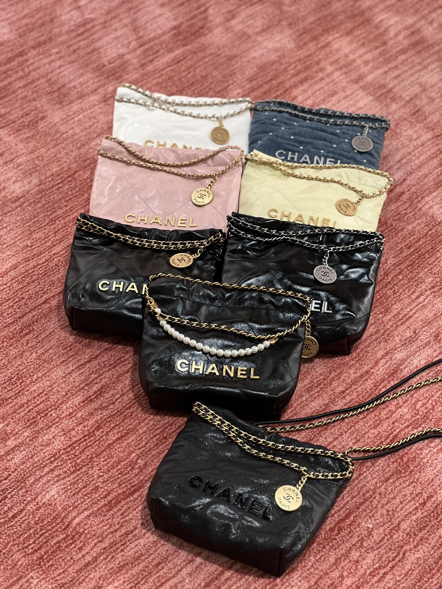 22bag mini premium original calf leather