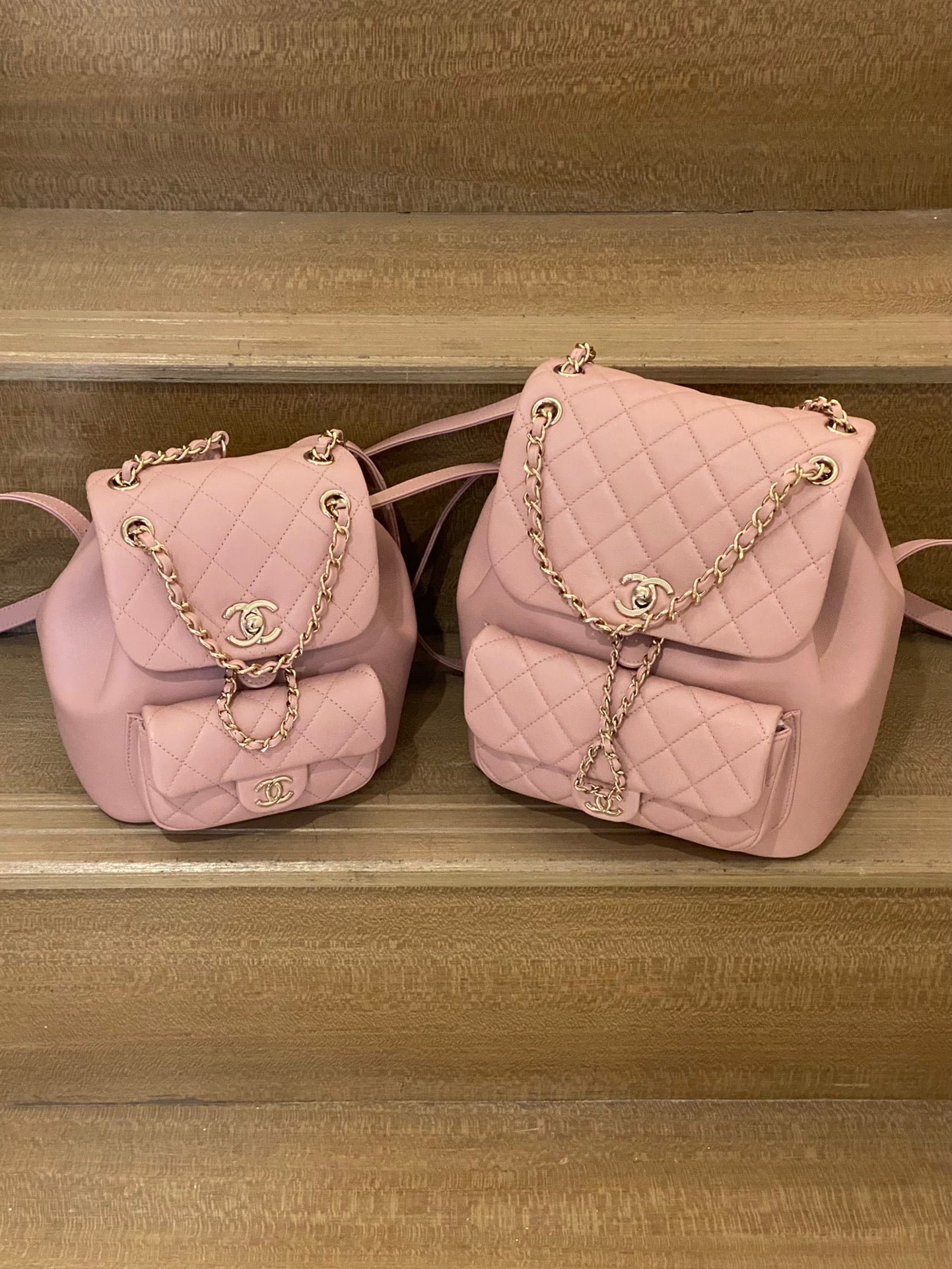 24P DUMA Pink Leather Shoulders
