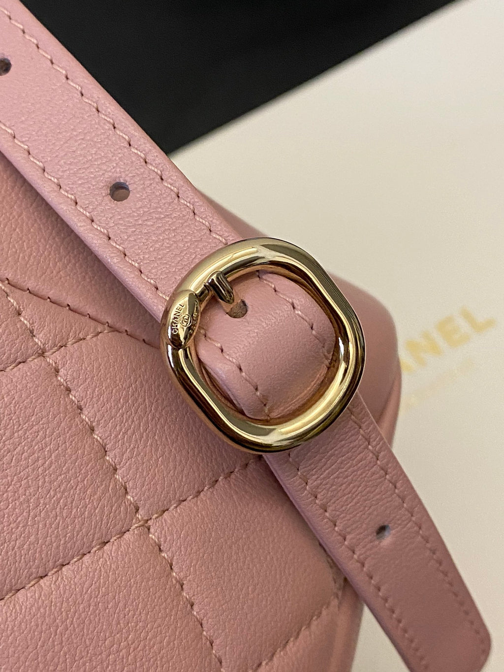 24P DUMA Pink Leather Backpack
