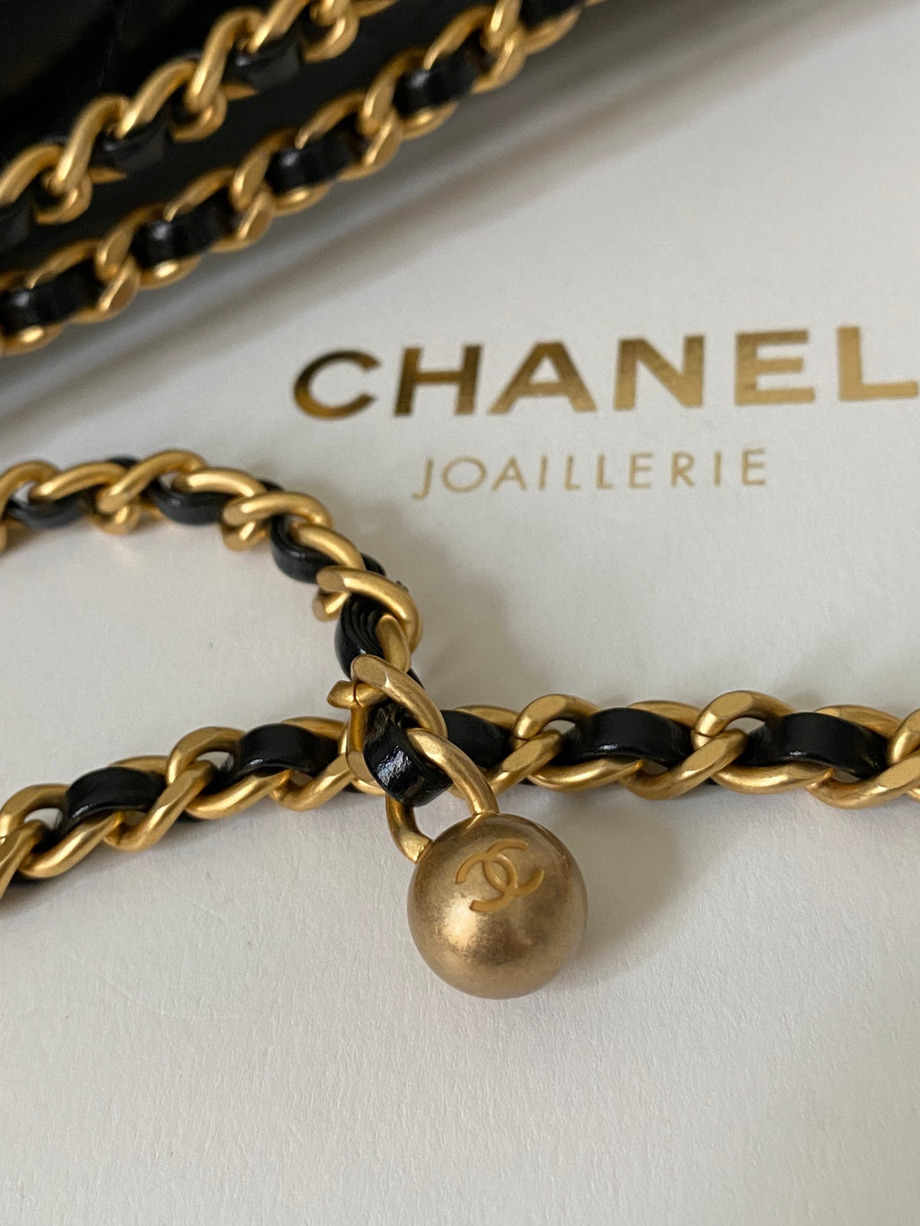 24C Double Ball Small Gold Bead Black Small Quantity in Stock