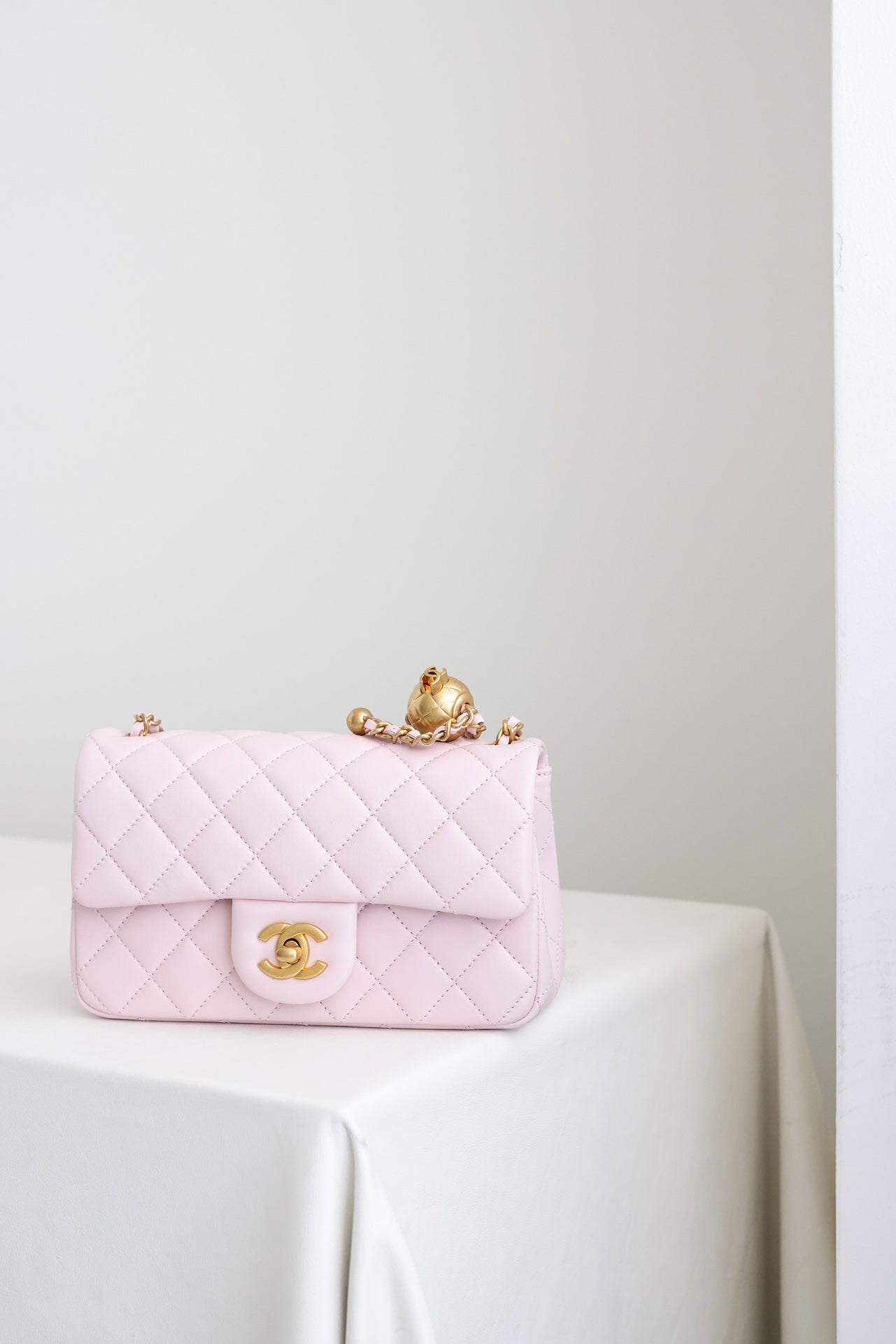 24K pink counter new color small gold ball Cf mini in stock