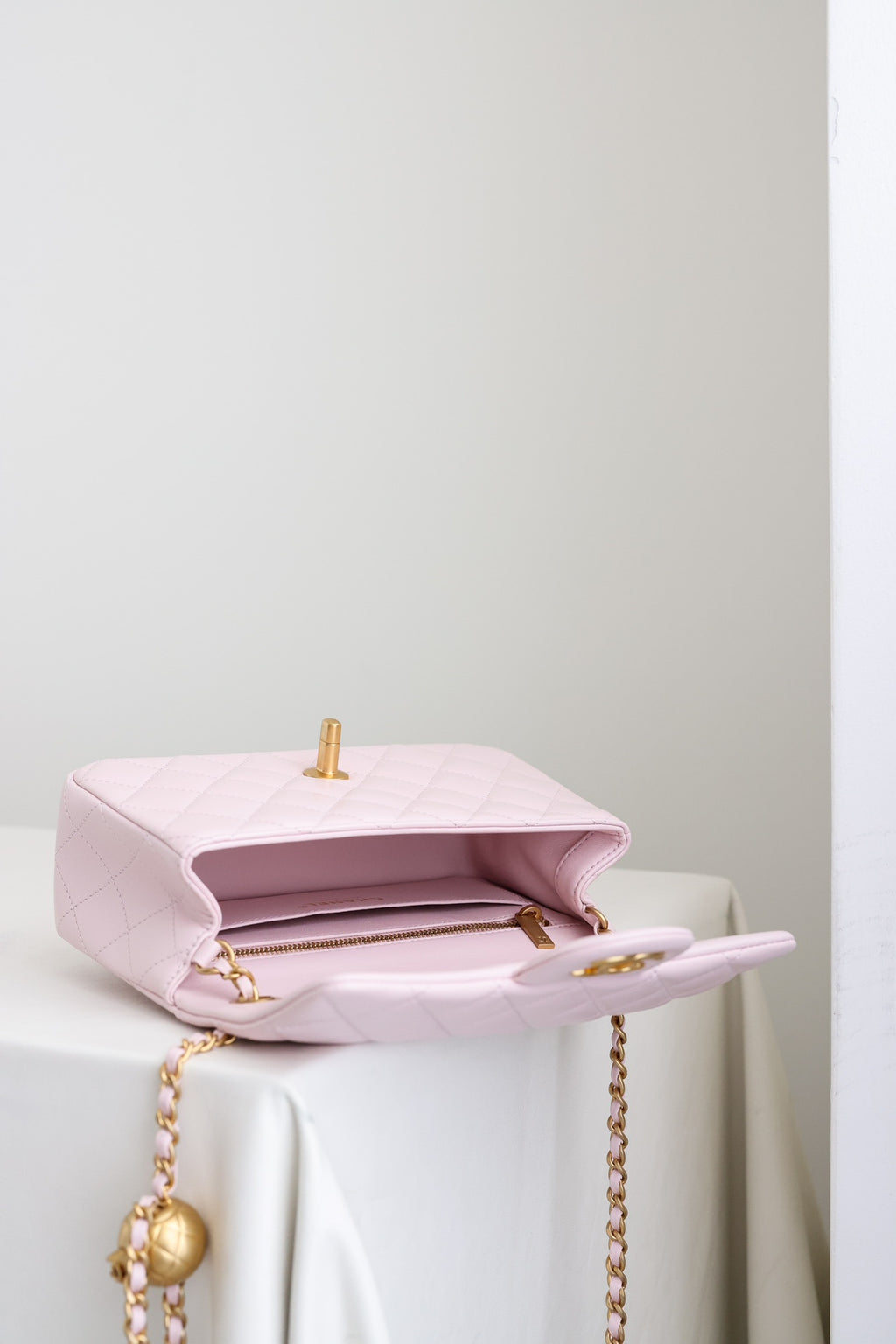 24K pink counter new color small gold ball Cf mini in stock