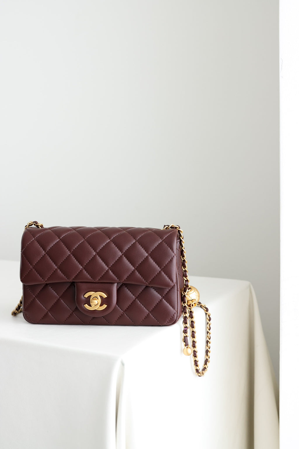 24K counter new color small golden ball Cf mini caramel brown in stock