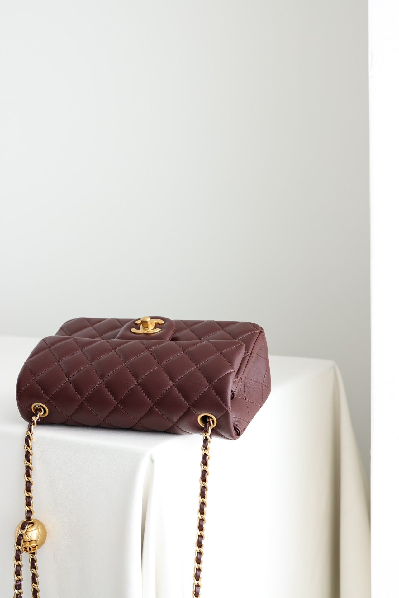 24K counter new color small golden ball Cf mini caramel brown in stock