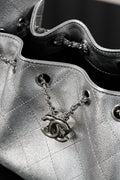 𝐂𝐡𝐚𝐧𝐞𝐥𝟐𝟔𝐂 Series 𝟐𝟓𝐛𝐚𝐠𝐦𝐢𝐧𝐢 Caviar Silver