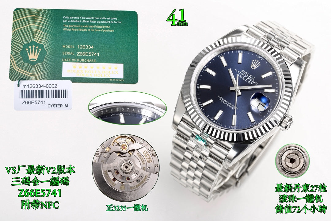 VS Factory's latest V2 version, Rolex ROLEX Journal Series 41mm