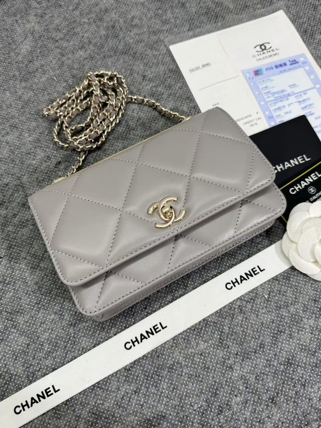 Chanel WOC model