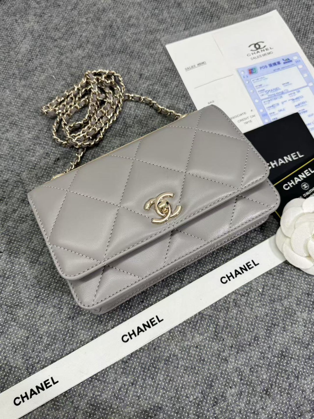 Chanel WOC model
