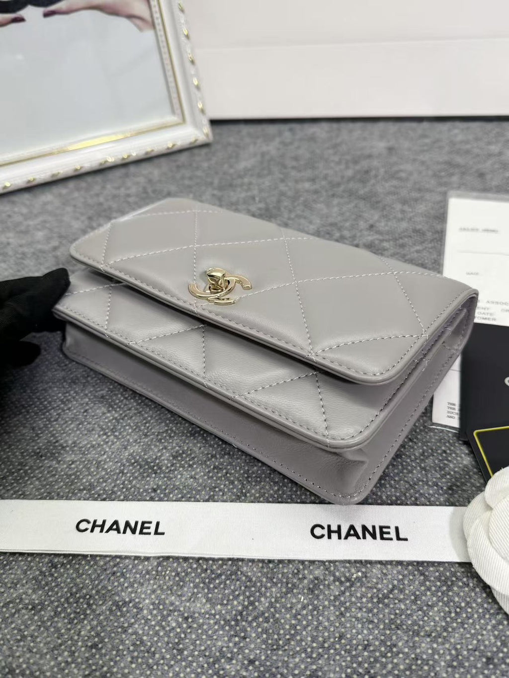 Chanel WOC model