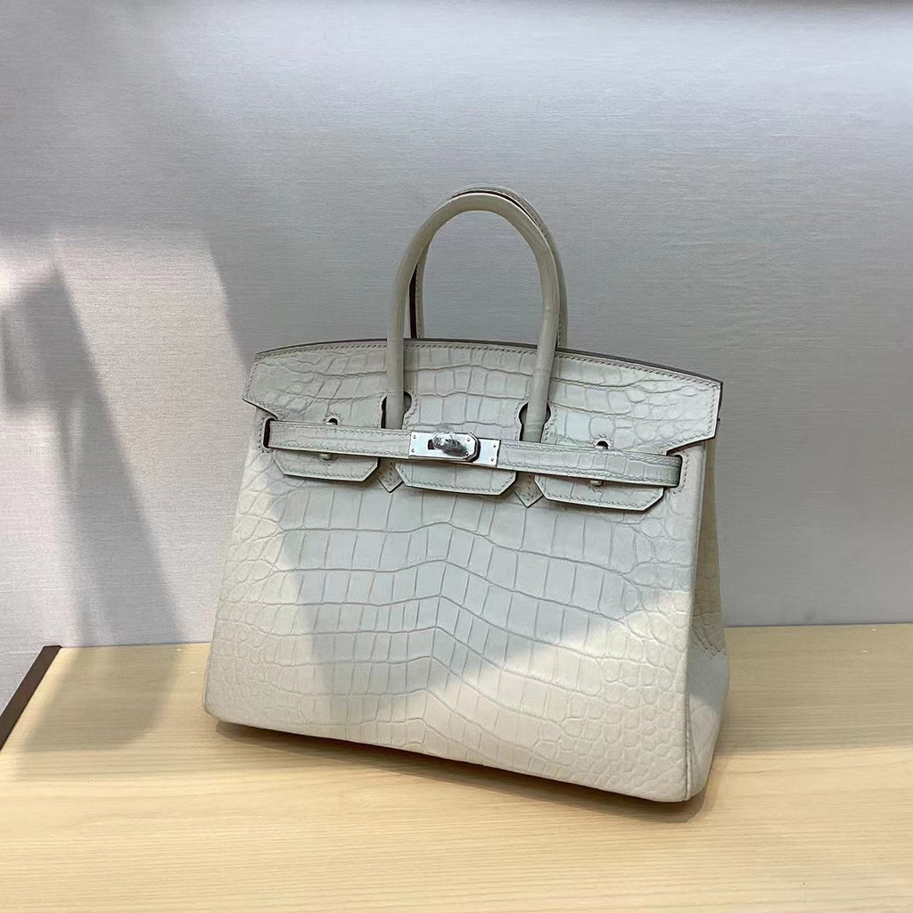 Birkin 25 milkshake white