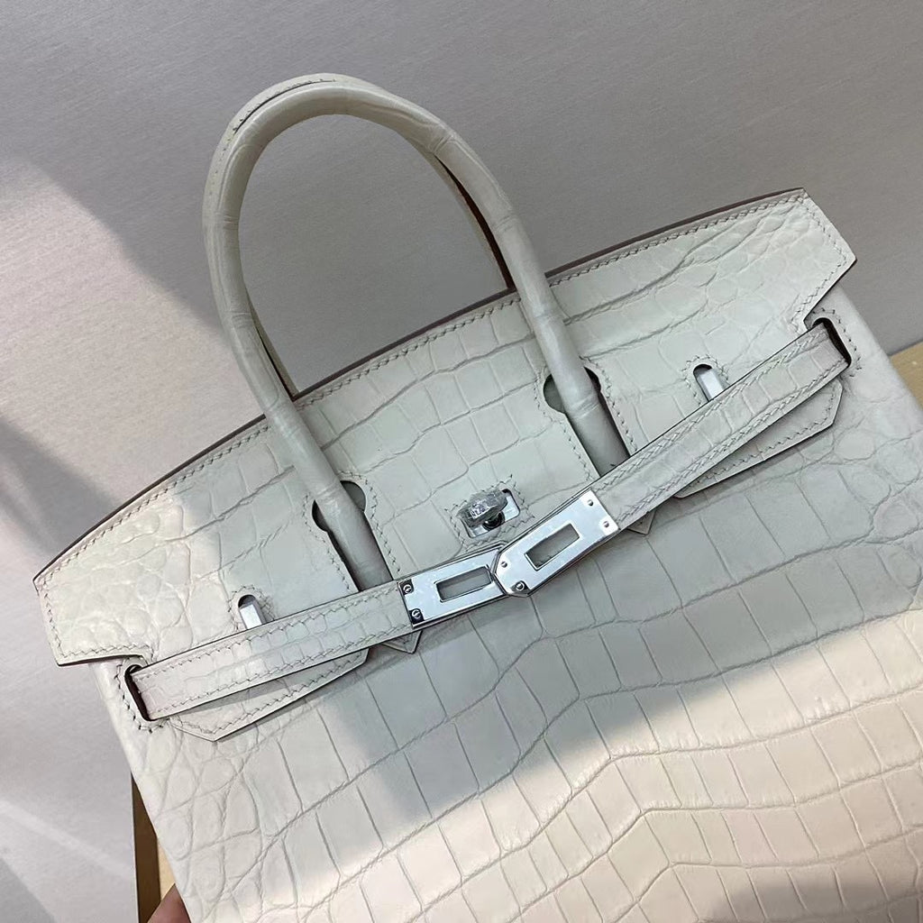 Birkin 25 milkshake white