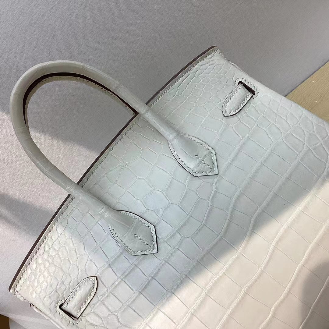 Birkin 25 milkshake white