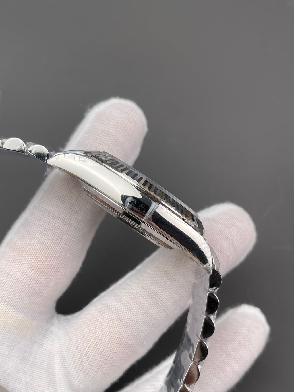 Rolex Weekly Diary Platinum Black Rock Candy