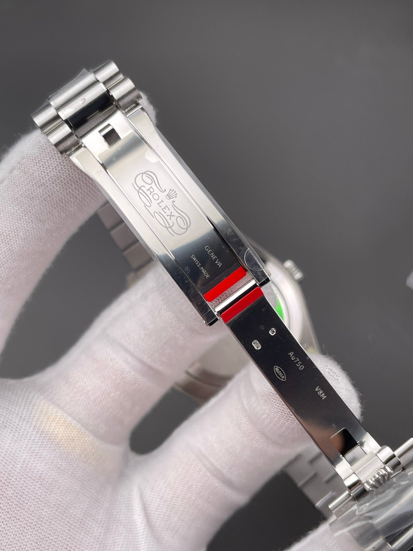 Rolex Weekly Diary Platinum Black Rock Candy